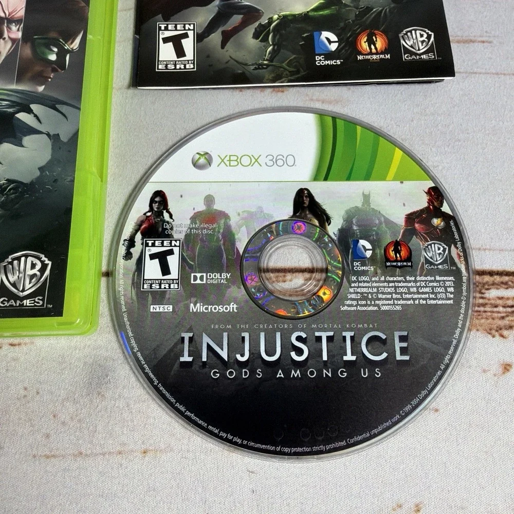 Injustice Gods Among Us Ultimate Edition Xbox 360 DC Fighting Game CIB Complete